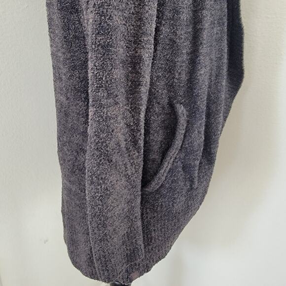 Barefoot‎ Dreams CozyChic Lite Gray Wrap Open Front Cardigan Sz XS / Small - Picture 14 of 14